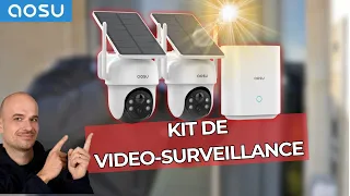 Ce kit de VIDEOSURVEILLANCE SOLAIRE a une IA au TOP (AOSU SolarCam D1 Classic)