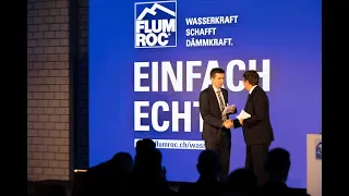 Eröffnungsevent des weltgrössten Elektroschmelzofens von Flumroc mit Bundesrat Albert Rösti