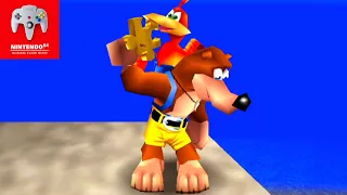 Banjo-Kazooie Switch Online N64 - 100% Walkthrough Part 4 No Commentary Gameplay - Lighthouse Jiggy