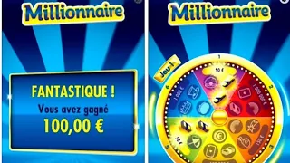 🍸MILLIONNAIRE🍸GRATTAGE 4 TICKETS EN LIGNE 🥂FDJ ILLIKO🥂