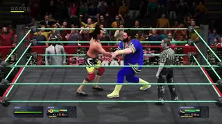 Jake "the snake" Roberts vs. Akeem w/Slick (#1 Contender Match)