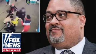 'ABSOLUTE JOKE': Alvin Bragg slammed for release of 4 migrants suspected in NYPD attack