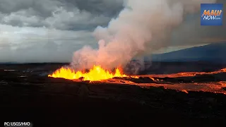 Mauna Loa volcano overflight - Nov. 30, 2022