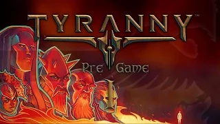 TYRANNY Gameplay Pre-Game I CHARACTER CREATION - Let's Play