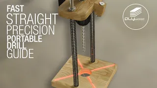 DIY Drill Guide with Laser For Easy, Precision, Faster Make Straight Hole