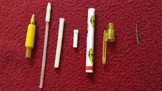 How to re - assemble a pen pencil || re - arrangement of  parts || camlin (0.7) ||