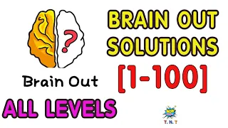 Brain Out Solutions all levels walkthrough level 1 - 100 part 1 (Updated)