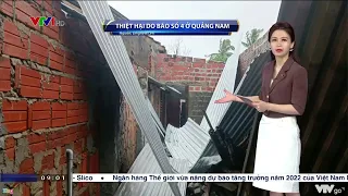 Cập nhật diễn biến bão số 4 lúc 9h ngày 28/9/2022: Thiệt hại do bão số 4 ở Quảng Nam | VTVWDB