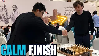 Hans Niemann Calmly Finishes Off A Marathon Endgame | Dubai Police Masters 2024