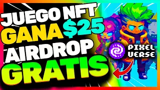 📢 NUEVO PIXELS NFT GUIA GANA DINERO con PIXELVERSE GRATIS AIRDROP CRYPTO RETIRA A BINANCE