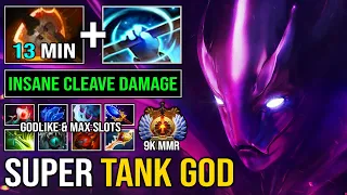 Super Tank God Spectre First Item 13 Min Battle Fury & Max Slots Crazy Cleave +70k Damage Dota 2