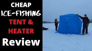 Cheap Ice Fishing tent review from amazon 2019 4k