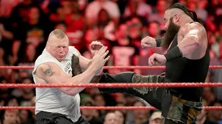 Braun Strowman attacks Brock Lesnar: Raw, Aug. 21, 2017