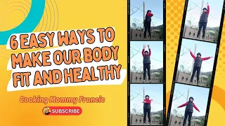 6 Easy ways of exercises to make our body fit and healthy #fitness #cookingmommyfrancie