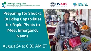 KSS: Preparing for Shocks: Building Capabilities for Rapid Pivots to Meet Emergency Needs (FR)
