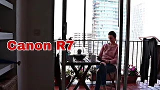 Canon r7 video test 4k // Canon EOS R7 camera test