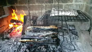 South African snoek braai