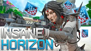 INSANE HORIZON MOVEMENT (20 Kills, 4700 Damage) | Apex Legends Gameplay