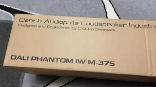 Встраиваемая акустика Dali Phantom M-375 (распаковка)