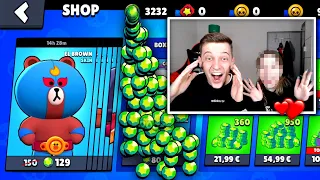 GANZEN SHOP VON EX FREUNDIN LEER KAUFEN! 🤑 EXTREM TEUER..😭 | Brawl Stars deutsch