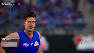 AFL Fremantle VS Western bulldogs Highlights Elimination Final 2022 AFL Evolution 2