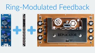 Eurorack Ring-Modulated Feedback Loop (Patch from Scratch with T-Rex Replicator) | Simon Hutchinson