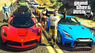 ГТА 5 МОДЫ РЕАЛЬНАЯ ЖИЗНЬ УЛИЧНЫЕ ГОНКИ NISSAN GTR #7 ! ОБЗОР МОДА В GTA 5 ИГРЫ МУЛЬТИК ВИДЕО MODS