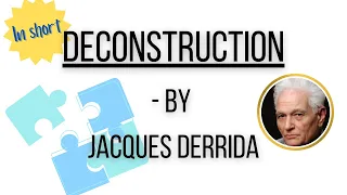 Deconstruction by Jacques Derrida | Critical Theory English Literature | NET/ SET/ MA/ BA|