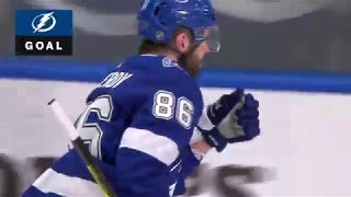 Никита Кучеров - 100-е (30+70) очко в сезоне 2018/19 / Kucherov scores for 100th point