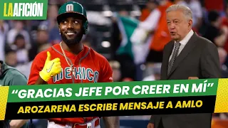 Randy Arozarena le manda mensaje a AMLO desde el Clásico Mundial