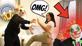 Scaring My Girlfriend With Her Biggest Fear!! **CLOWN PRANK**