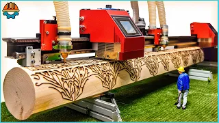 65 Moments Satisfying Wood Carving Machines, Wood CNC with Unbelievable Capability