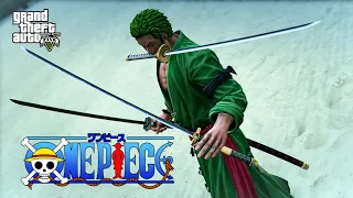 One-Piece: Zoro Test - Luffy Anime Mod (GTA 5)