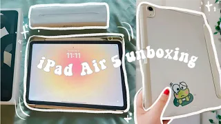 iPad Air 5 unboxing (starlight)| aliciable