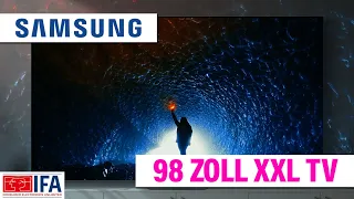 98 Zoll XXL-TV von Samsung: Q80C 4K QLED TV mit 2.50 Meter Diagonale auf der IFA 2023