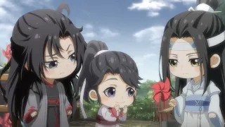 《魔道祖师Q The Founder of Diabolism Q》ep14蓝湛和魏无羡争宠阿苑【cut2】