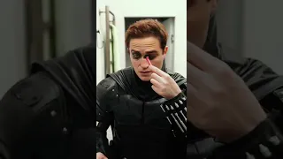 Batman's beauty routine #batman #pattinson #makeup