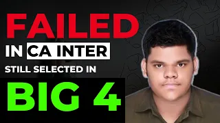 How He Got into Big4s Even After Failing In CA Inter | Mukul Mudliar