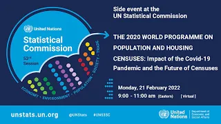 Side event of the 53rd Statistical Commission on the 2020 World Programme on Population and Housing