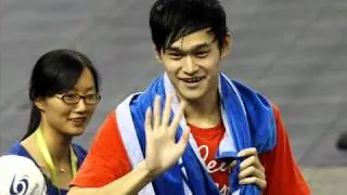 Sun Yang Breaks World Record in Mens 1,500m Freestyle