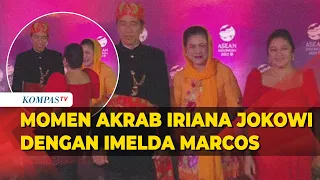 Momen Iriana Jokowi Joget saat Sambut Imelda Marcos di Gala Dinner KTT ke-43 ASEAN