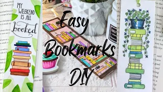 Easy Bookmarks DIY Ideas  | How to make easy and cute Bookmarks with paper at home | Aesthetic