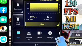 REDMI k50i bgmi 120 fps🤯🥵⚡ new setting || PAIN X YT