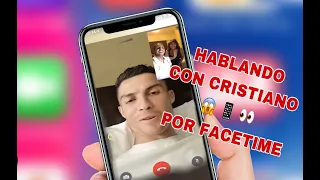 Videollamada con Cristiano Ronaldo | FACETIME con CRISTIANO RONALDO | Broma