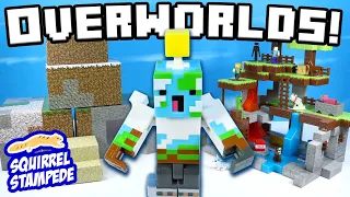 Minecraft Overworld Protector Playset Craft-a-Block vs The Nano Scene!