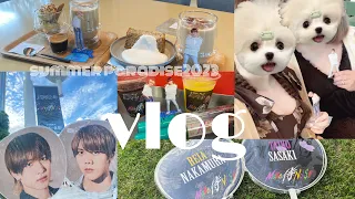 〚vlog〛サマパラ行ってきました☀️社会人オタクの現場記録📝summer paradise2023┊ 7MEN侍┊ make侍noise┊ カフェ┊ れあたい💛💜