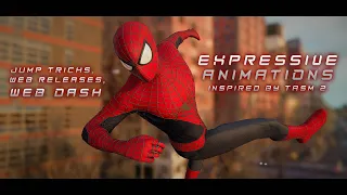 NEW ANIMATIONS and TRAVERSAL MECHANIC - Expressive Animations - Marvel's Spider-Man Remastered Mods