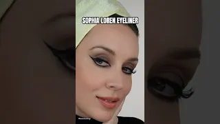 🎬How-To Master Sophia Loren Cat-Eye Liner 🎥🤍#shorts #sophialoren #cateye #youtubeshorts