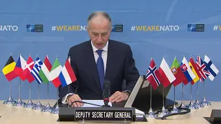 NATO Deputy Secretary General at Air Battle Decisive Munitions (ABDM) framework signing, 19 FEB 2021