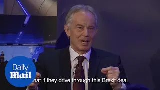 Tony Blair: Brexit deal 'gateway to a Corbyn government'